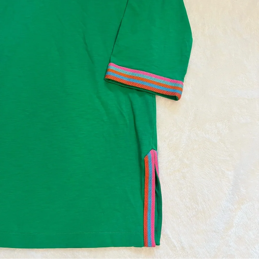 Boden Emerald Green Embroidered Tunic Dress - Picture 6 of 7